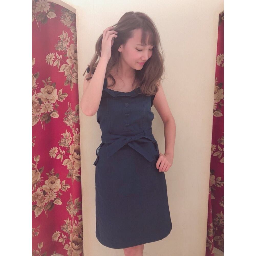 Liz Lisa Sailor Blouse Blue Suspender Ribbon Dress Jfashion Gyaru Himekaji Japan - Picture 3 of 16
